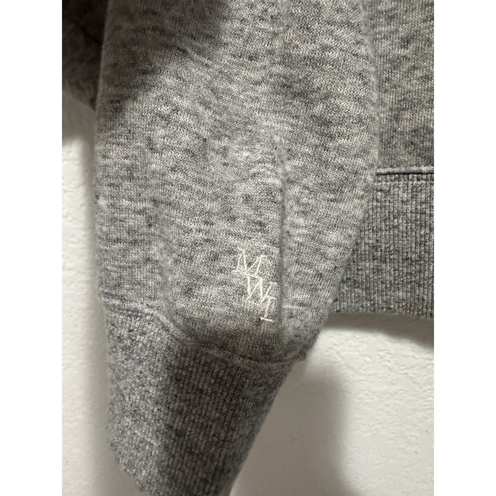Mwl Make Weekends Longer Gray Collared Sweatshirt… - image 4